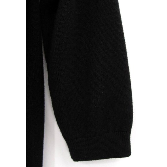Banana Republic Sweater Womens XS Black Pleated Neckline 3/4 Sleeve Pullover - Picture 10 of 10